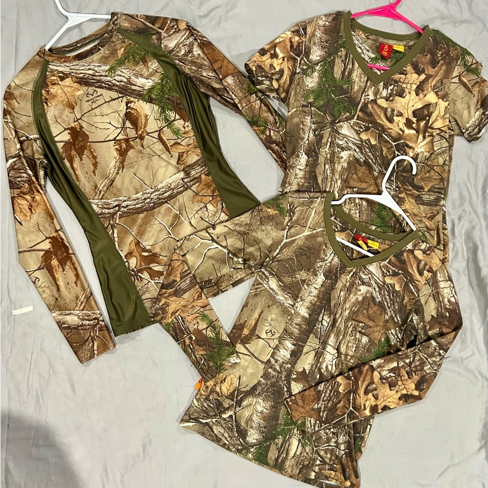 Camo Long Sleeve Shirts Set